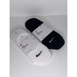 Nike Everyday Lightweight Footie Training Socks, DRI-FIT , Bundle black & White